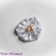 Snow - brosa martisor cabochon