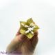 Stea aurie - brosa floare stea