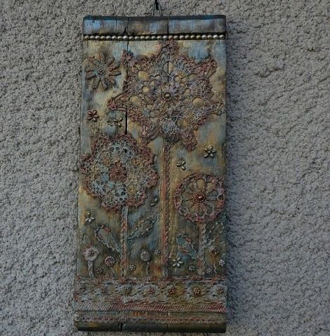 Grannys stuff - decoratiune de perete - handmade