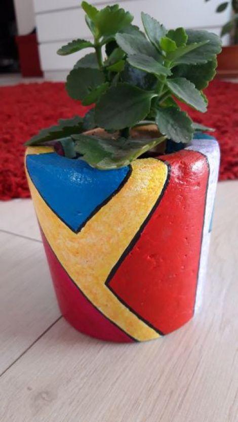 Ghiveci colorat