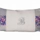 Perna decorativa din bumbac bej cu modele florale