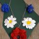 colier  cu flori de vara