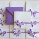 Invitatii botez fetita fluturi mov