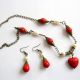 set howlite si perle naturale 