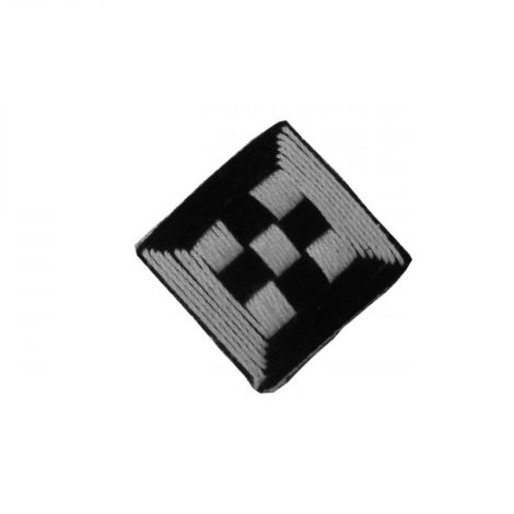 Brosa Set brose - Alb - Negru- square textile bro
