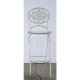 Scaun pliant pentru bar antik white 