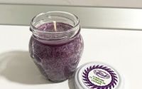 Lumanare cu ulei esential de lavanda