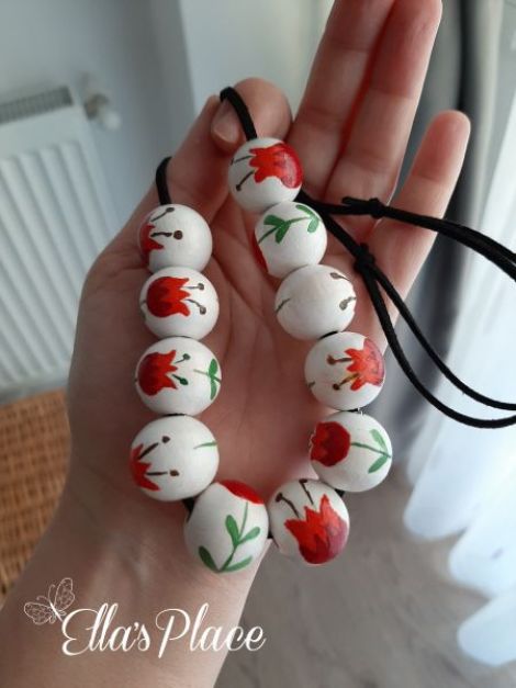 Margele de lemn Boabe de roua
