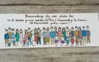 Portret familie personalizat