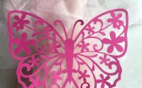 Fluture decorativ dantelat model 3