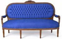Sofa Madamme Pompandour din lemn mahon 