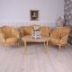 Set baroc din lemn masiv auriu 