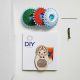 Kit DIY broderie in cruciulite pe lemn