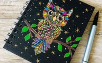 Mandala Design - Agenda cu spirala - Spring Owl 