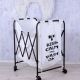 Cos de rufe din metal cu material textil 