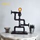 lampa gantere steampunkdesigncj lampa steampunk