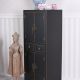 Cabinet exotic din lemn masiv negru 