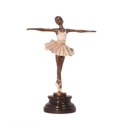 Balerina-statueta din bronz