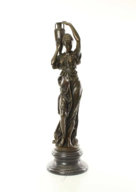 Hebe cu urna -statueta din bronz