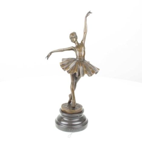 Balerina-statueta din bronz