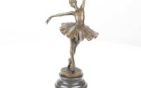 Balerina-statueta din bronz  