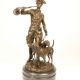 Louis XV- lea cu ogarul-statueta din bronz