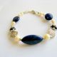 bratara lapis lazuli si perle naturale 
