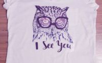 Tricou alb I see you