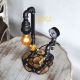 lampa 2 brate steampunkdesigncj lampa steampunk