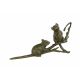 Doi soareci - statueta vieneza din bronz masiv