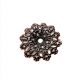 Baza filigran cupru rozeta stea  floare 48mm