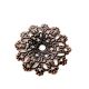 Baza filigran cupru rozeta stea  floare 48mm