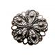 Baza filigran cupru rozeta floare 48mm
