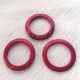 Conector  inel lemn de cocos 35mm roz fucsia