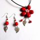 set cu howlite rosu 