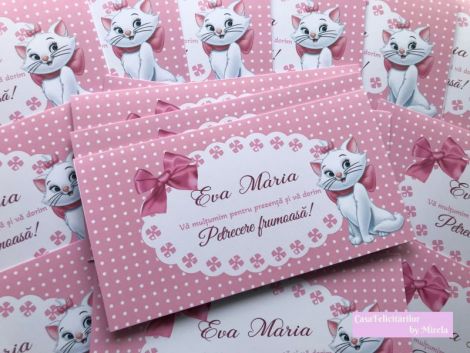 Plic pentru bani botez-Pisicuta Marie