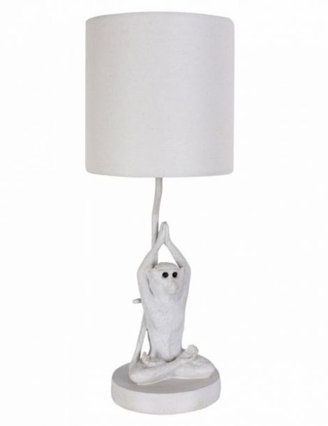 Lampa de masa cu o maimuta yoghina