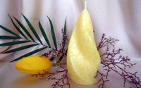 Lumanare ornamentala flacara - galben
