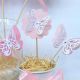 Decor candy bar botez petreceri Fluturi