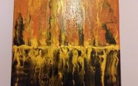 Tablou abstract flacari