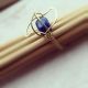 Inel bronz cu piatra lapis-lazuli