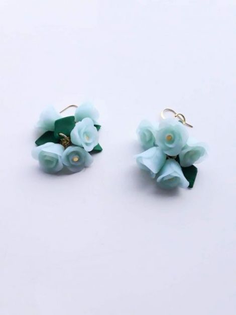 Cercei blue rose
