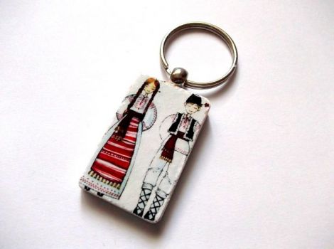 breloc motiv traditional 