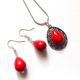 set howlite rosu 