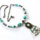 Colier  turcoaz si howlite
