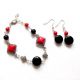 set onix si howlite rosu 
