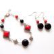set onix si howlite rosu 