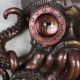 Decoratiune caracatita de pus pe perete din rasini