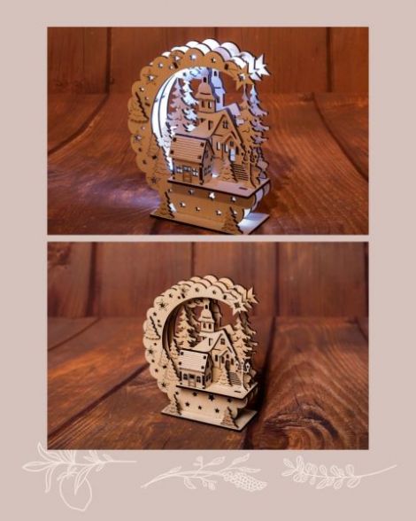 Decoratiune de Craciun cu Led