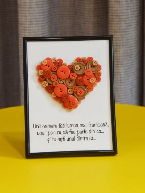 tablou cu mesaj de apreciere prietenie multumire